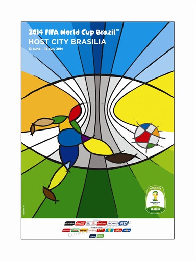 World Cup Poster Brasilia