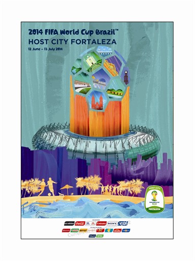World Cup Poster Fortaleza