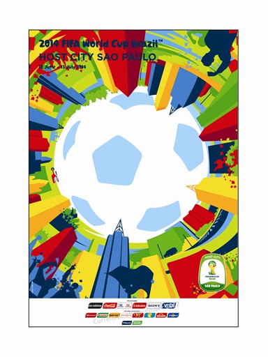 World Cup Poster Sao Paulo