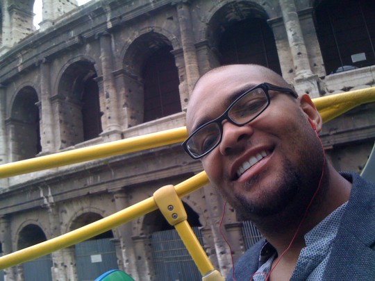 Outside the Colosseum