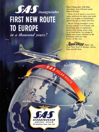 SAS vintage poster